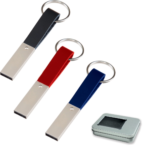 16 GB Metal USB Memory Keychain