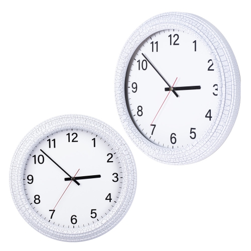 Cracked Patterned Plastic Wall Clock (400 mm)