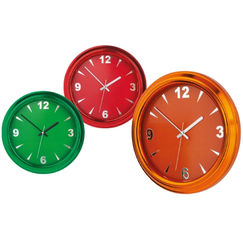 Colorful Dial Plastic Wall Clock