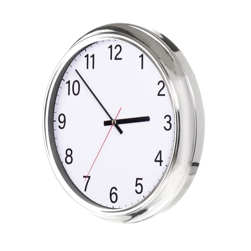 Chrome Wall Clock