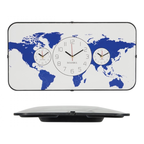 Rectangular Curved Wall Clock