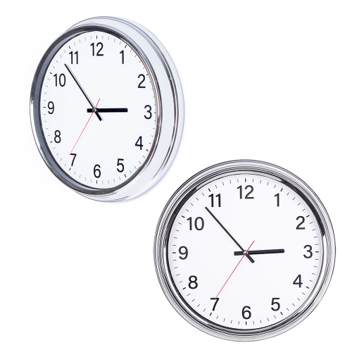 Chrome Wall Clock