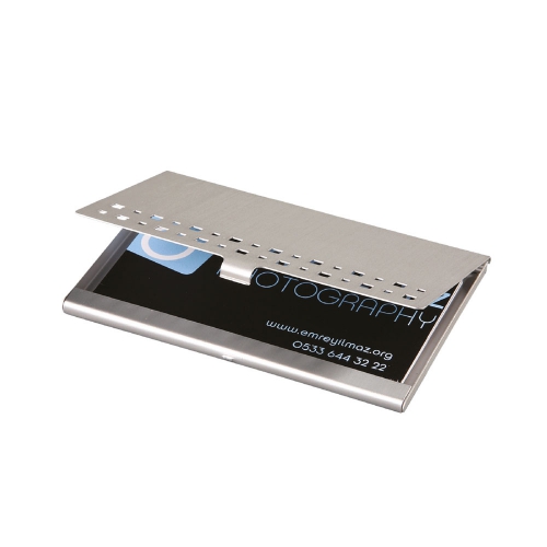 Aluminum Business Card Holder