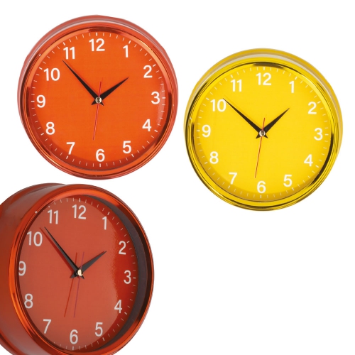 Colorful Aluminum Frame Wall Clock