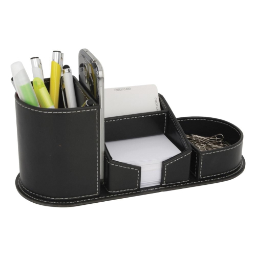 Faux Leather Pen Holder